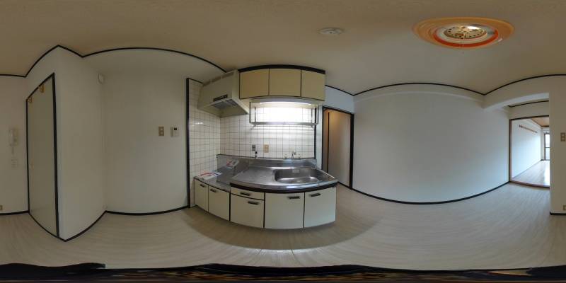 パノラマ画像キッチン