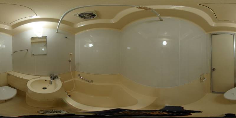 パノラマ画像バスルーム