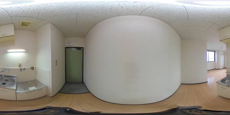 パノラマ画像キッチン