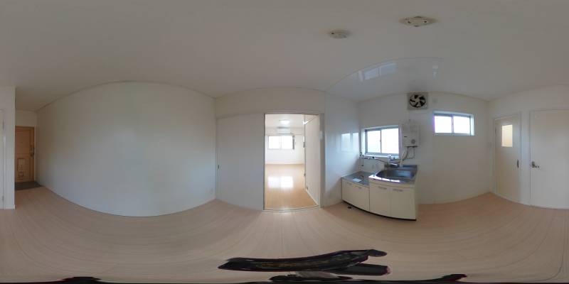 パノラマ画像キッチン