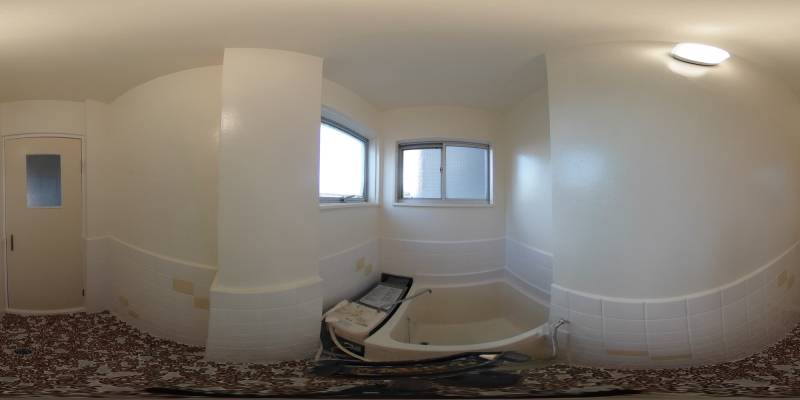 パノラマ画像バスルーム