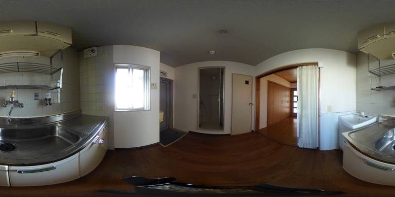 パノラマ画像キッチン