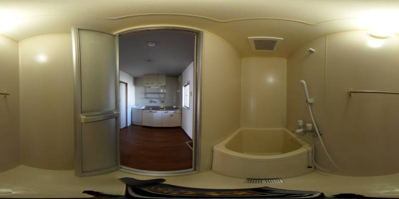 パノラマ画像バスルーム