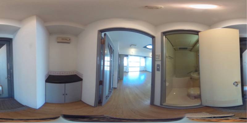 パノラマ画像玄関