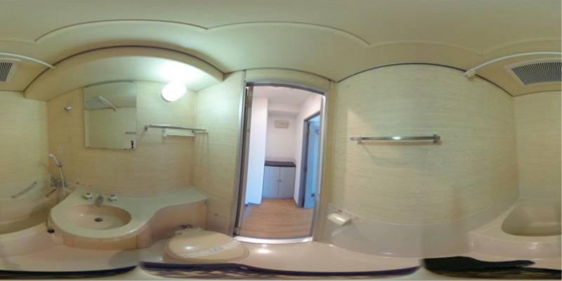 パノラマ画像バスルーム