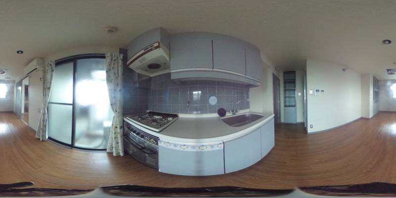 パノラマ画像キッチン