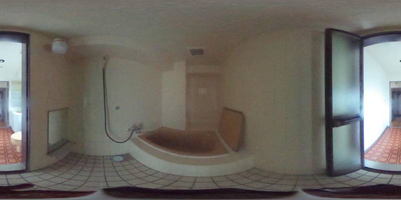 パノラマ画像バスルーム