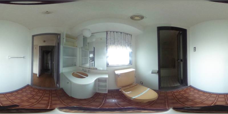 パノラマ画像洗面所