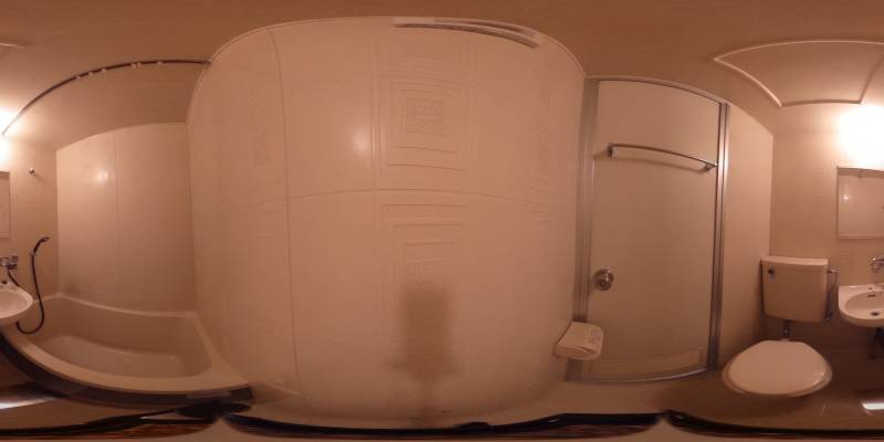 パノラマ画像バスルーム