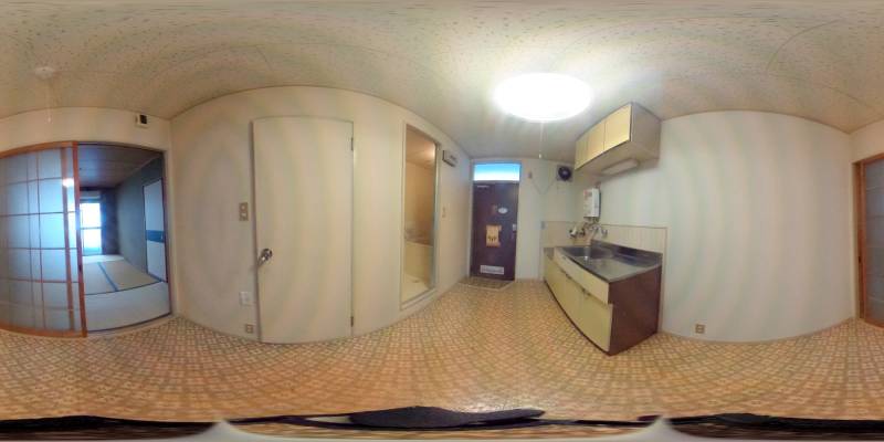 パノラマ画像キッチン