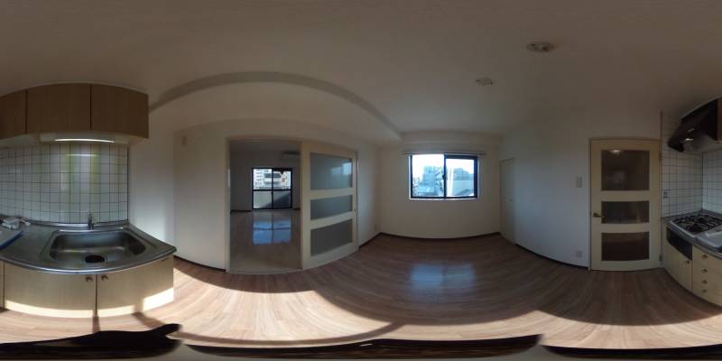 パノラマ画像キッチン