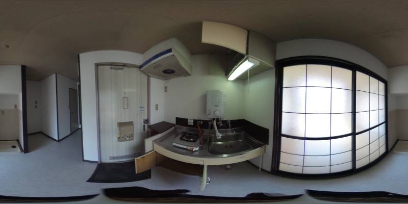 パノラマ画像キッチン