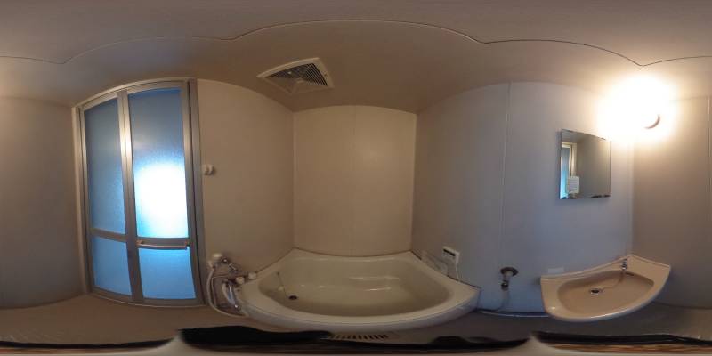 パノラマ画像バスルーム