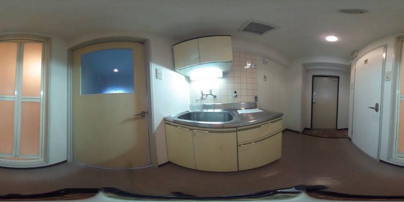 パノラマ画像キッチン