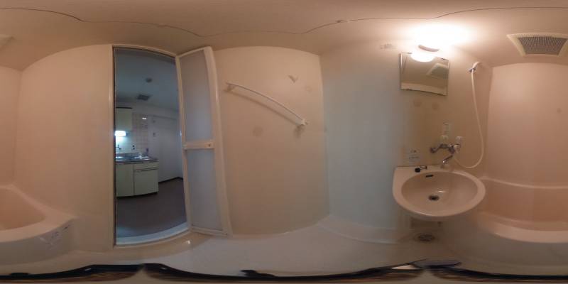 パノラマ画像バスルーム