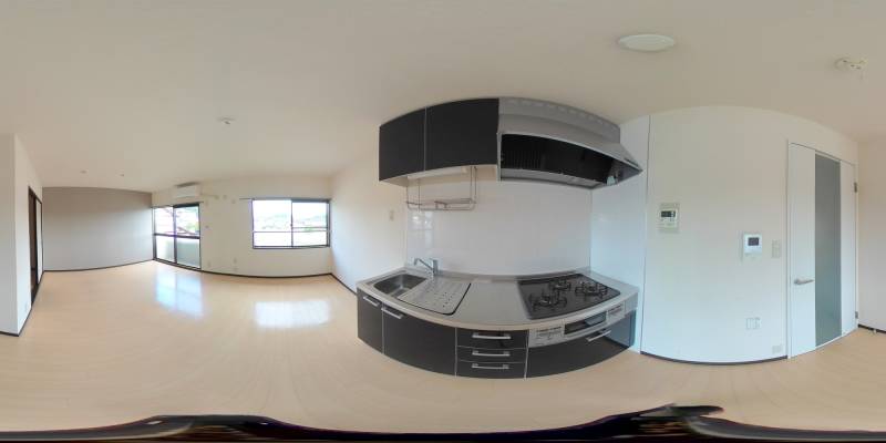 パノラマ画像キッチン