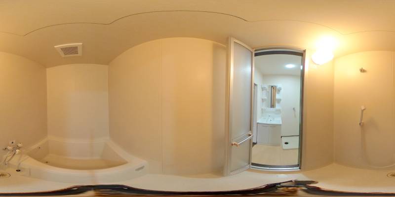 パノラマ画像バスルーム