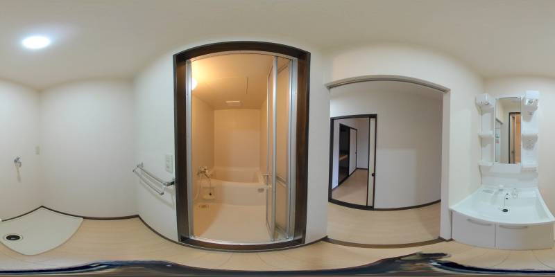 パノラマ画像洗面所