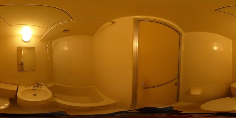 パノラマ画像バスルーム