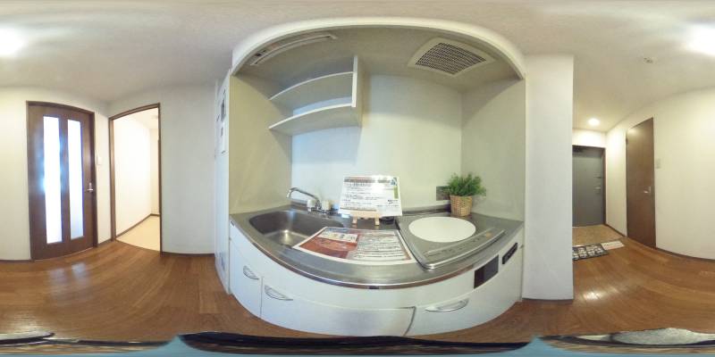 パノラマ画像キッチン