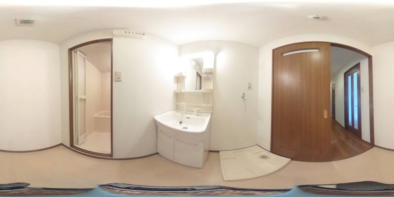 パノラマ画像洗面所