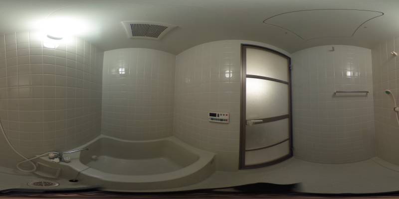 パノラマ画像バスルーム