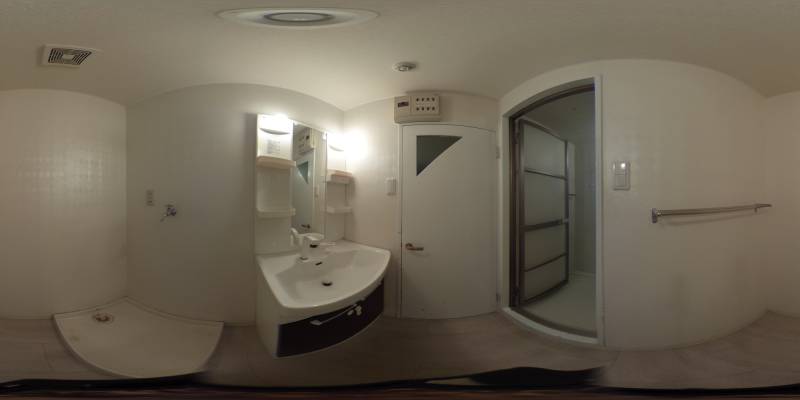 パノラマ画像洗面所