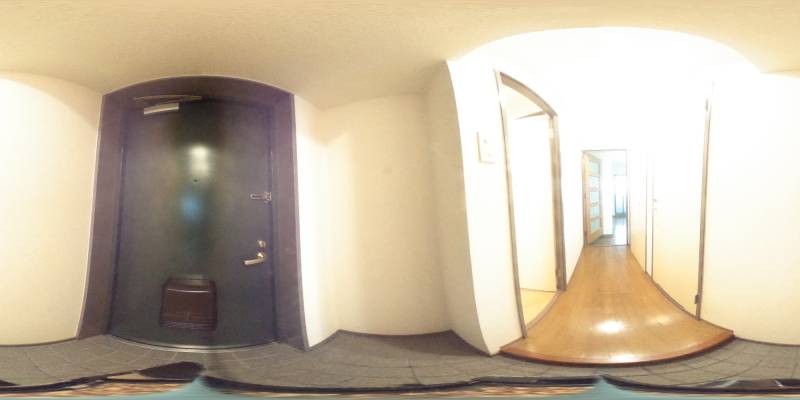 パノラマ画像玄関