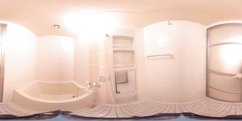 パノラマ画像バスルーム