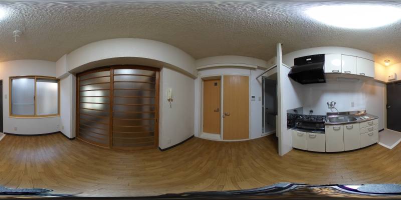 パノラマ画像キッチン