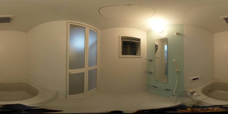 パノラマ画像バスルーム