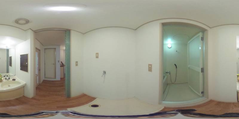 パノラマ画像洗面所