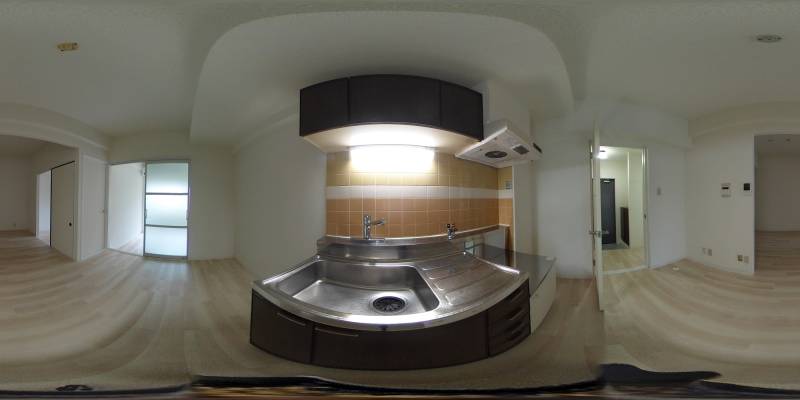 パノラマ画像キッチン