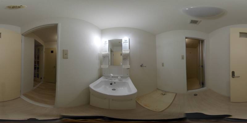 パノラマ画像洗面所