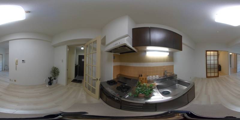 パノラマ画像キッチン