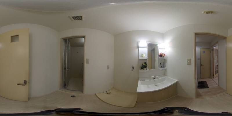 パノラマ画像洗面所