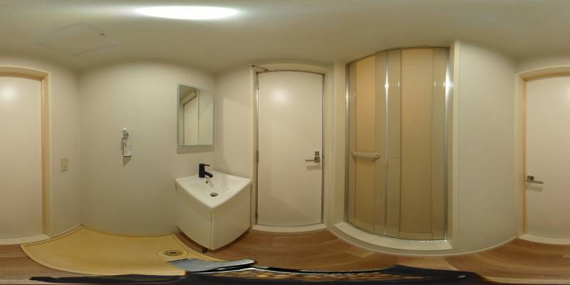 パノラマ画像洗面所