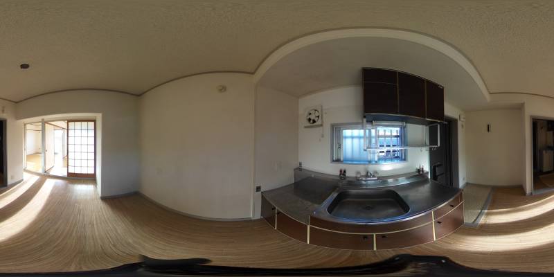 パノラマ画像キッチン