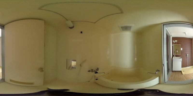 パノラマ画像バスルーム