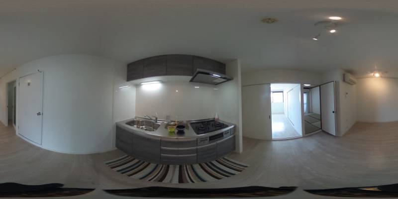 パノラマ画像キッチン