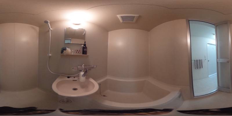 パノラマ画像バスルーム