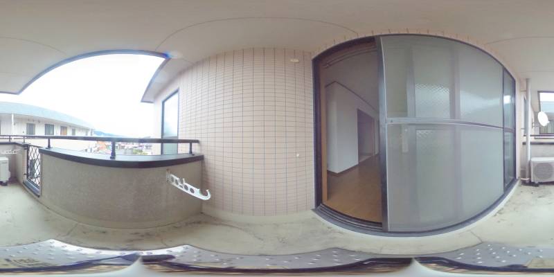 パノラマ画像バルコニー