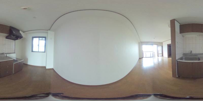 パノラマ画像キッチン