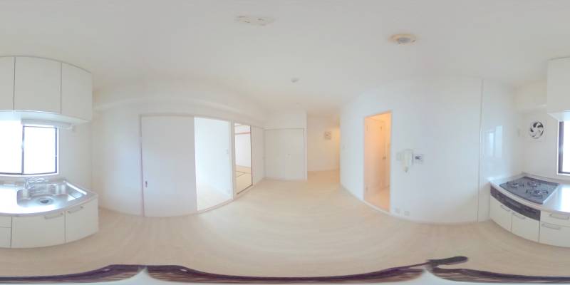 パノラマ画像キッチン