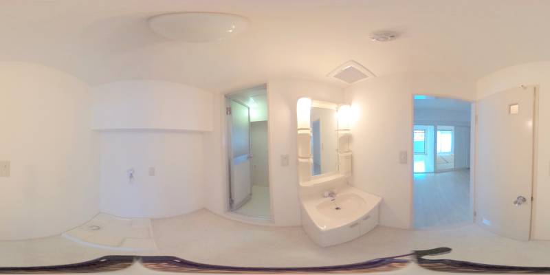 パノラマ画像洗面所