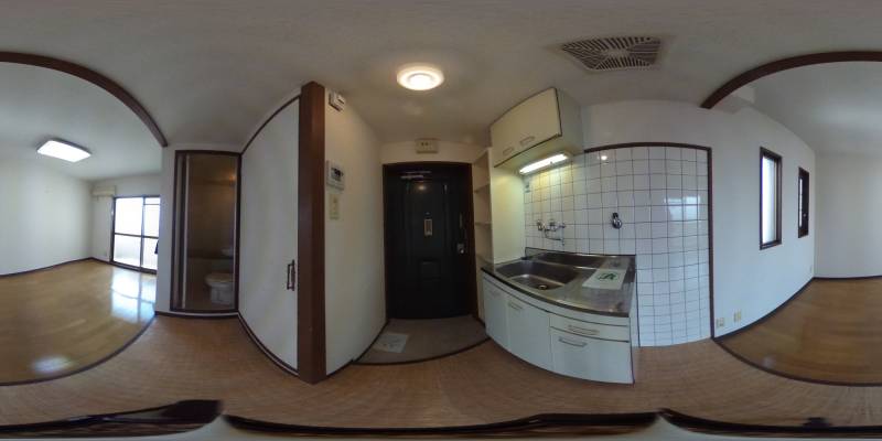 パノラマ画像キッチン