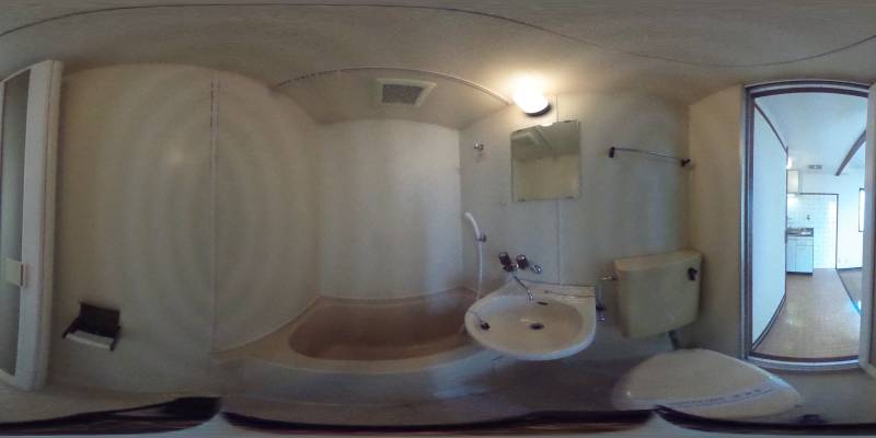 パノラマ画像バスルーム