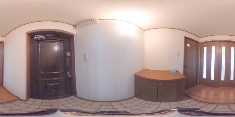 パノラマ画像玄関