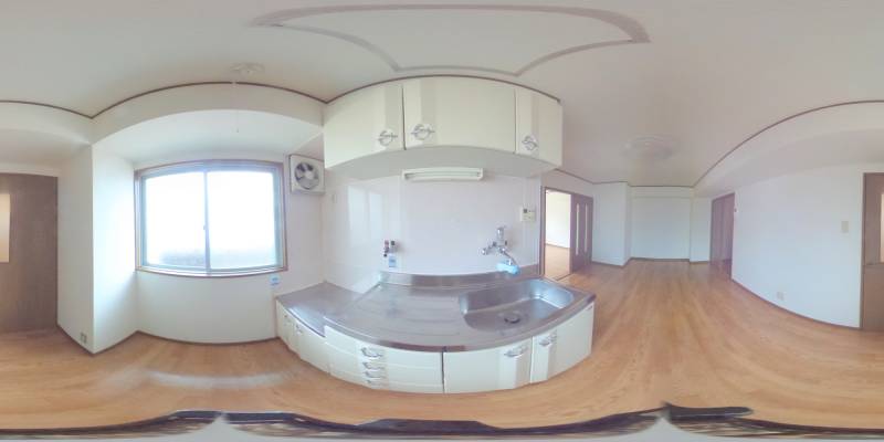 パノラマ画像キッチン