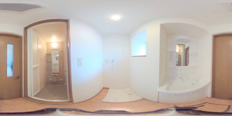 パノラマ画像洗面所